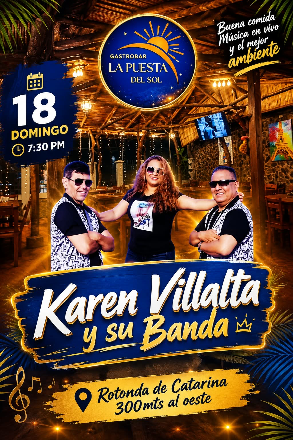 Musica en vivo en Gastrobar La puesta del Sol
